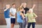 Seniors learn to dance in the dance class