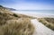 Sennen Cove beach and sand dunes