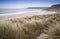 Sennen Cove beach and sand dunes landscape