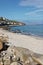 Sennon Cove and harbour Cornwall England