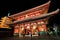 Sensoji-ji Red Japanese Temple in Asakusa, Tokyo