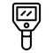 Sensor thermal imager icon, outline style