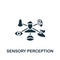 Sensory Perception icon. Monochrome simple Personality icon for templates, web design and infographics
