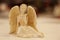 A sensual angel in clay, found on the flea market