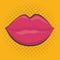 Sensual lips icon