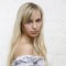 Sensuality young girl with blond hair