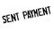 Sent Payment rubber stamp