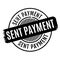 Sent Payment rubber stamp