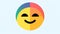 A Sentiment analysis icon representing the analysis of emotional tones and attitudes expressed in created with Generative AI