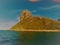 The sentinal rock overlooking the hout bay of the cape peninsular