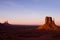 Sentinel Mesa. Monument Valley in the Navajo Tribal Park