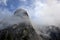 Sentinel Rock in Clouds