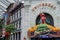 Sentosa Island, Singapore - January 11, 2018: Elmo Statue of Sesame Street Spaghetti Space Chase Ride at Universal Studios