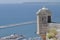 Sentry box in santa barbara castle