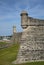 Sentry watch towers at St Augustine Fort.