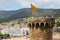 Senyera estelada, Tossa de Mar, Catalonia, Spain