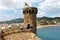 Senyera estelada, Tossa de Mar, Catalonia, Spain