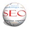 SEO 3D sphere Word Cloud Concept