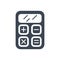 SEO Calculator Vector Glyph Icon