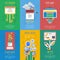 Seo flat icons composition  poster