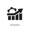 seo growth isolated icon. simple element illustration from programming concept icons. seo growth editable logo sign symbol design