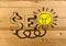 Seo Idea SEO Search Engine Optimization on Cardboard Texture ill