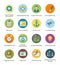 SEO & Internet Marketing Flat Icons Set 5 - Bubble