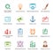 SEO & Internet Marketing Icons - Set 5 | Colored S