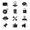 SEO and internet vector icon set Web, website