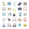 SEO and Marketing Colored icons Icons 4