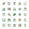 SEO and Marketing Colored Vector Icons 6