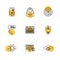 seo , money , internet , bugs , network , eps icons set vector