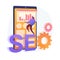 Seo optimization vector concept metaphor