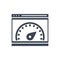 SEO performance Vector Glyph Icon