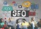 SEO Search Engine Optimization Internet Digital Concept