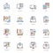 Seo Tools Flat Icons Pack