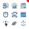 Seo and web opimization icons set