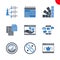 Seo and web opimization icons set