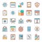 Seo Website Flat Icons Pack