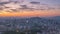 Seoul City South korea Skyline,showing landmark Seoul tower in the financial district at morning