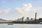 SEOUL, KOREA - AUGUST 10, 2008: View of Han-river and Gangnam in