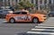 Seoul orange taxi car