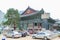 Seoul, South Korea - July 24, 2021: Jogyesa  or Jogye Temple, is the chief temple of the Jogye Order of Korean Buddhism. Jogyesa