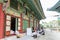 Seoul, South Korea - July 24, 2021: Jogyesa  or Jogye Temple, is the chief temple of the Jogye Order of Korean Buddhism. Jogyesa