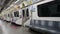 Seoul, South Korea-November 2020: Inside the Train at the Underground Seoul Subway Line 9