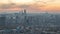 Seoul South Korea sunset time lapse view from Namsan Mountain