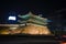 Seoul. Street. Night look. Gate arch of Korea