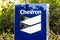 Sep 25, 2019 San Ramon / CA / USA - Chevron sign at their corporate headquarters in San Francisco bay area; Chevron Corporation is