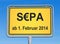 SEPA sign