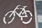 Separate bicycle lane for riding bicycles